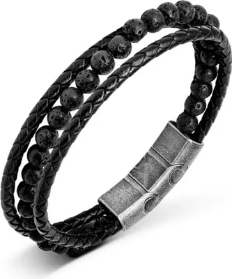 Produktbild von Pierre Ricaud Armbänder Schwarz PierreRicaud-PR679.BBL