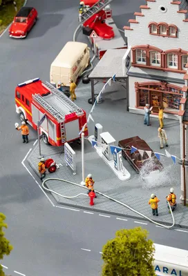 Productafbeelding van Faller 151679, brandweerfiguren, tijdperk VI, set III, tijdperk