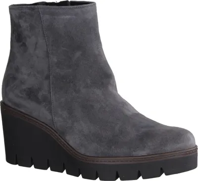 Produktbild von Gabor 34780-13 Damenschuhe, Stiefelette, Grau, Wechselfußbett Gr 4,5-7,5 - Damenschuhe Modische Stiefelette / Boots, Grau, leder (dreamvelour)