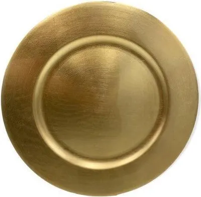 Produktbild von Teller, Dekorativer Teller, eleganter Platzteller 33cm T-08 Golden