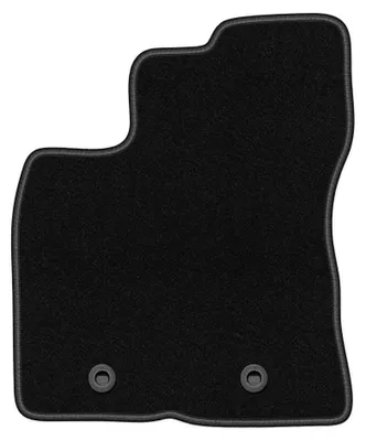 Produktbild von Fahrermatte Velours für Toyota Avensis III T27 2009-2013 (Kombi/Limousine/Liftback) – 1-tlg, Schwarz, passgenau – Wielganizator BASIC