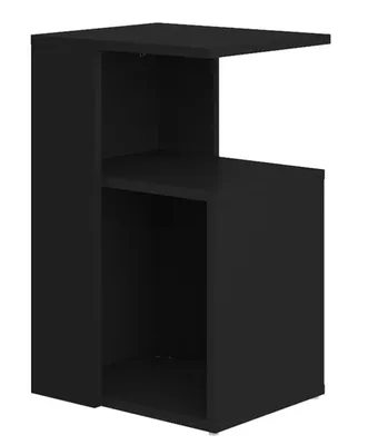 Immagine prodotto di Tavolino nero 36x30x56 cm materiale a base di legno