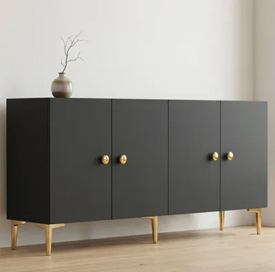 Produktbild von Skye Decor, Hochwertiger Konsolentisch Anthrazit, 180 cm, 100% Melamin