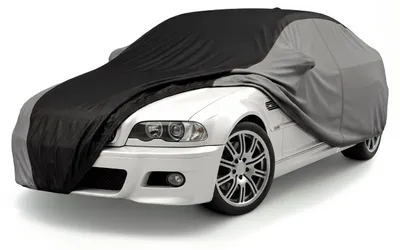 Produktbild von CarComfort Autoplane Indoor, atmungsaktive Autoabdeckung für Innenbereich, lackschonende Auto Abdeckplane / Autogarage mit Schaubschutz inkl. Beutel - PKW Größe 1: 380 - max. 429 cm Länge schwarz