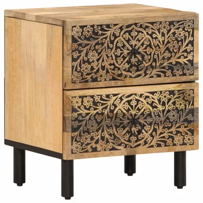 Produktbild von Nachttisch 40x33x46 cm Massivholz Mango
