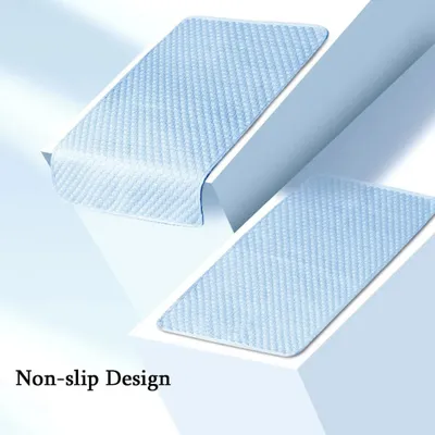 Image de Tapis d'été rafraîchissant pour chats et chiens, matériau rafraîchissant respirant et supramoléculaire, tapis de couchage rafraîchissant pour animaux domestiques (bleu, 60x45cm)