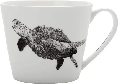 Produktbild von Kaffeetasse MARINI FERLAZZO Becher Tasse, Turtle, Geschirr Schildkröte