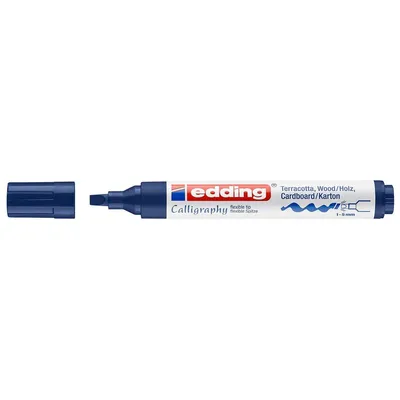 Obrázok produktu pre Edding 1455, 1 kusov, Modrá, Kužeľový hrot, 1 mm, 5 mm, 137 mm
