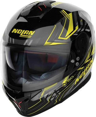 Zdjęcie produktu dla Kask Nolan N80-8 Turbolence N-Com, czarny/szary/żółty, XXS (54)