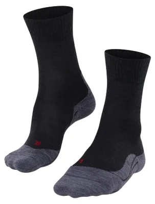 Image de Chaussettes de randonnée FALKE TK5, coloris « asphalt melange », pointure 42-43
