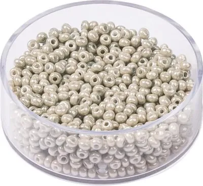Produktbild von KNORR PRANDELL 213118052 Böhmische Rocailles Ø 25 mm Glas beige