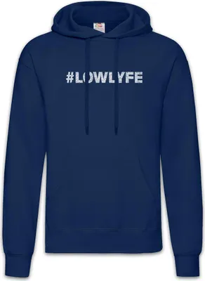 Produktbild von Urban Backwoods LowLyfe, Herren Hoodie, Farbe: Navy, Größe: S