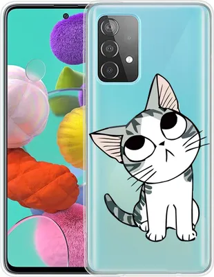 Produktbild von König Design Hülle kompatibel mit Samsung Galaxy A52 4G / 5G / A52s Kunststoff Soft Handyhülle - Handy Case Transparent