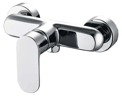 Duscharmatur Einhebelmischer, verchromt, 15 cm Anschlussabstand