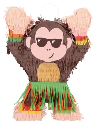 Zdjęcie produktu dla Kolorowa Małpka Pinata - Idealna na Urodziny i Imprezy! Wymiary: 39,5 x 10 x 27,5 cm, stwórz niezapomniane chwile pełne radości i zabawy!