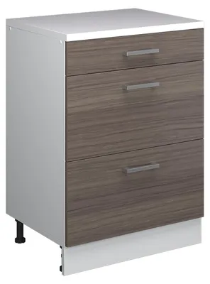 Immagine prodotto di Cassettiera modulare Vicco Rion Grigio nobile/Bianco 60 x 46 cm senza inclinazione con 3 cassetti, Model 60785