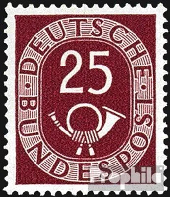 Produktbild von Briefmarken BRD (BR.Deutschland) 1951 Mi 131 postfrisch Posthorn