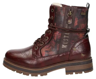 Productafbeelding van Mustang Veterschoenen Hoog Veterschoenen Hoog - Bordeaux - Maat 40