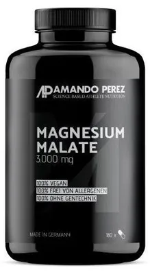 Image de Malate de magnésium 3000 mg comprimés végétaliens 180 pc