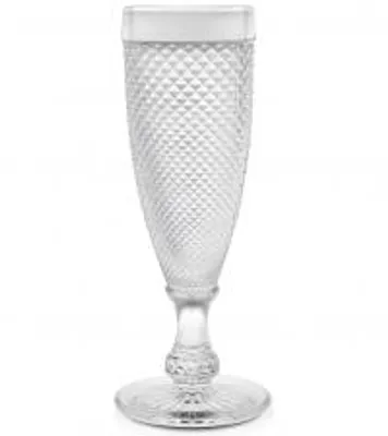 Immagine prodotto di H&H Set 6 Calici In Vetro Diamantato Flute Cc160