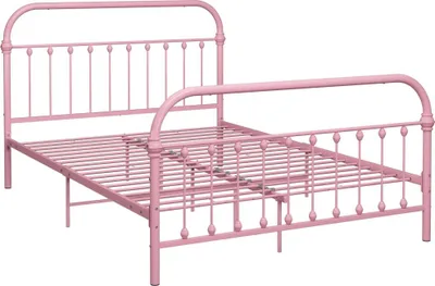 Obrázek produktu pro vidaXL Postelový rošt růžový kov 140×200 cm