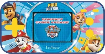 Immagine prodotto di Console portatile per bambini Lexibook Pat' Patrouille, Cyber Arcade Kompakt, 150 giochi, display LCD a colori da 2,5"
