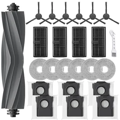 Reinigungsset für Dreame L10s Pro Ultra Heat, 1 Hauptbürste, 4 Filter, 6 Beutel