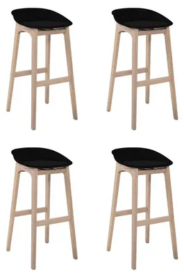 Produktbild von RIVA Barhocker Eiche mit Kunststoffsitz 75 cm