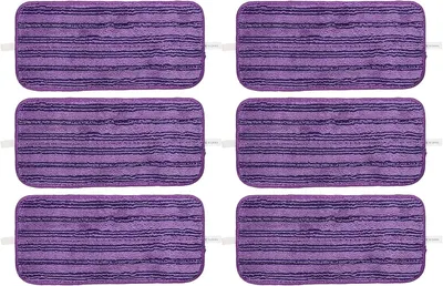 Produktbild von 6er Mikrofaser Wischpads Swiffer Wet Jet Waschbar Ersatz