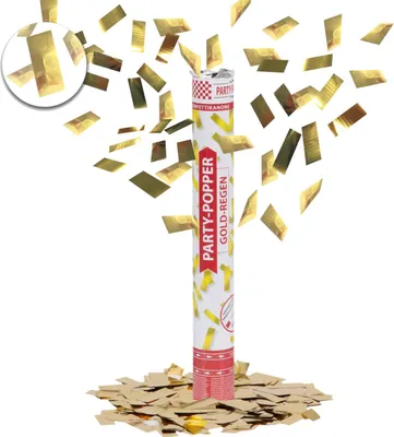 Produktbild von Konfettikanone Party Popper Goldregen 1 Stück
