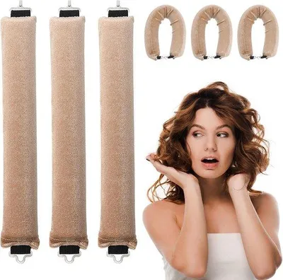 Produktbild von Lockenwickler Set - 3 Stück für große Locken und wellige Frisuren