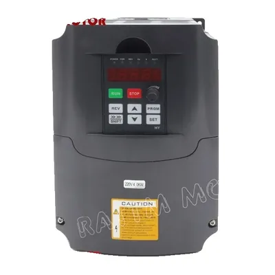 Zdjęcie produktu dla Przetwornica częstotliwości, sterowanie PID, wszechstronna zgodność faz, 4KW 220V