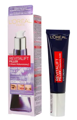 Obrázok produktu pre Krémove sérum na celú tvár L'Oreal Paris s kyselinou hyalurónovou Revitalift Filler, 30 ml