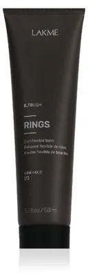 Image de Lakmé K.Finish Rings Curl Flexible Balm Baume pour cheveux bouclés et frisés 150 ml