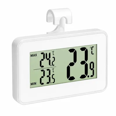 Produktbild von Kühlschrankthermometer digital, Gefrierschrankthermometer mit Max.-/Min.-Speicher, Temperaturüberwachung, elektronisches Thermometer, 20 °C bis 60 °C