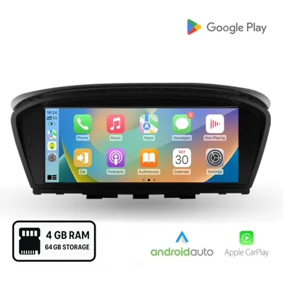 Zdjęcie produktu dla Radio Android do BMW E60 E90 CCC / Android Auto Carplay Wi-Fi SIM 4+64 GB