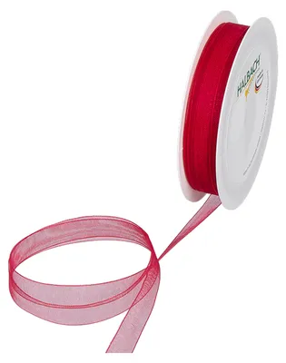 Produktbild von Organzaband, 10 mm Rot