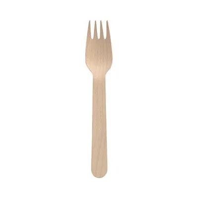 Produktbild von 4x PAPSTAR 250 Gabeln Holz "pure" 16 cm | Unbekannte Einheit (250 Stück)