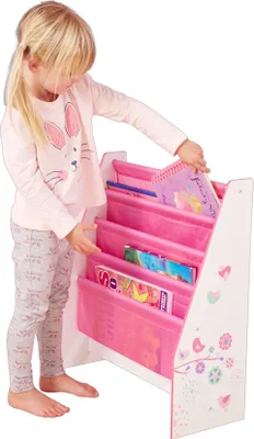 Image de Rangement pour livres dans la chambre d'enfant - Rose