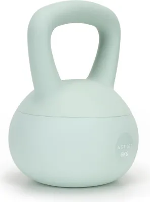 Obrázok produktu pre ACTIGET Soft Kettlebell 6 kg, tréningová záťaž, tréningová lopta, fitness, tyrkysová