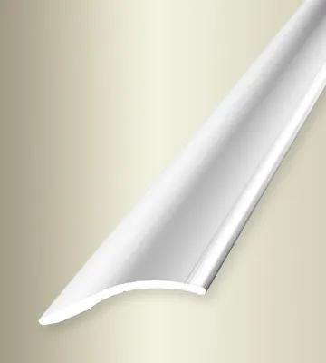 Produktbild von PROVISTON | Anpassungsprofil | Breite: 40 mm | Höhe: 0 - 18 mm | Länge: 1000 mm | Aluminium Poliert | Rampe | Selbstklebend