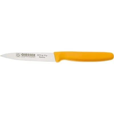 Produktbild von GIESSER Gemüsemesser glatt, 100 mm, gelb