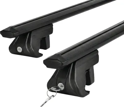 Produktbild von VDP Alu Relingträger CRV120NERO kompatibel mit Ford Mondeo Kombi ab93 abschliessbar