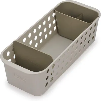 Produktbild von Famanu Badezimmer Organizer mit Trenner - schlanke Aufbewahrungsbox für Pflegeprodukte