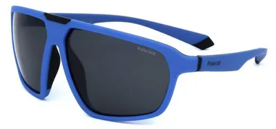 Produktbild von Polaroid PLD 2142/S Matte blue black 61/11/135 Uni Sonnenbrillen