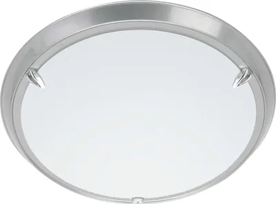 Immagine prodotto di Applique e plafoniera Brilliant Livorno Ø29 cm In vetro e plastica In titanio