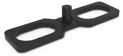 Terrassen-Abstandshalter 7 mm, 300 Stück, geschlossen flach