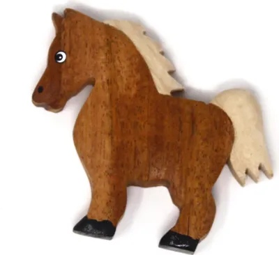Produktbild von Holzmagnet Pferd