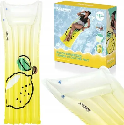 Image de Matelas gonflable Bestway Citron 183x69 cm Plage et piscine 44122