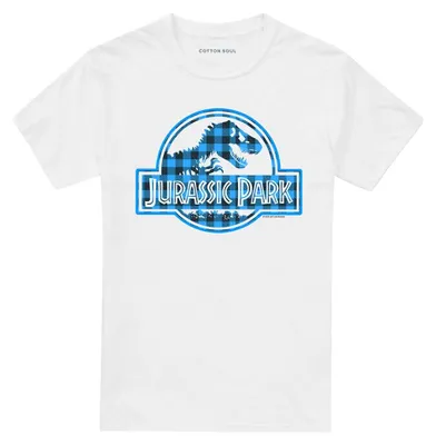 Produktbild von Jurassic Park - T-Shirt für Herren/Damen Uni, Logo TV42168 (XXL) (Weiß)